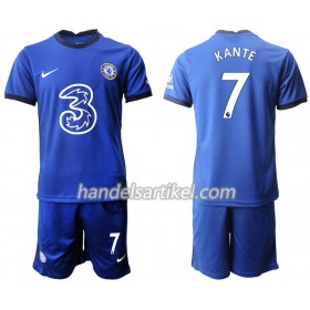 Chelsea Kante Kinder Heim Trikotsatz 2020/21 Kurzarm (+ Kurze Hosen)